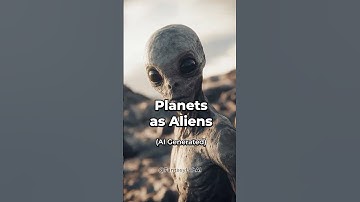 Planets as Aliens | Ai Generated