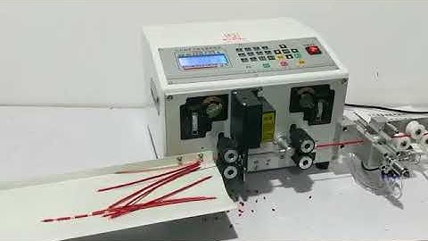 Full Automatic Wire Cable Cutting Stripping Machine with Middle Stripping Multi Stripping Function