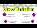 Understanding Direct Variation