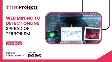 Web Mining to Detect Online Spread of terrorism   final year btech major mini ieee projects