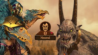 Kairos Fateweaver Neutral Diplomacy Lines To Daemon Prince - Total War Warhammer 3