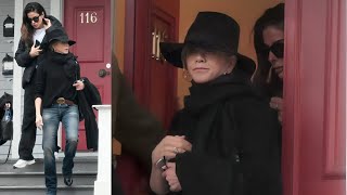 Jennifer Aniston and Sandra Bullock Spotted Leaving Plastic Surgery Office in Connecticut