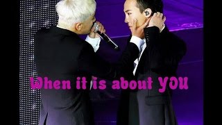 G Dragon ❤ Seungri - When it is about you (Nyongtory)