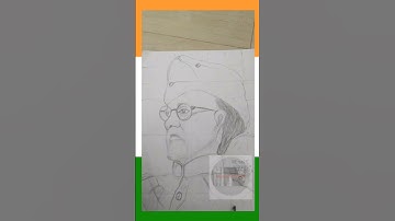 how to draw national leader netaji subhash chandra bose using grid method thank you Jai hindjaiIndia