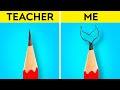 INCREDIBLE SCHOOL HACKS AND SMART GADGETS || Viral Hacks To Become Popular At School By 123 GO! LIVE