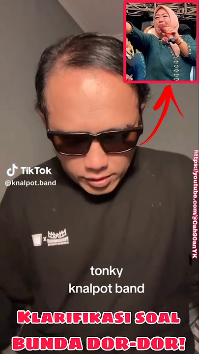 Tongky KNALPOT BAND Klarifikasi soal lagunya 'Waktuku Kecil' yg dinyanyikan Bunda Dor-Dor yg VIRAL!!