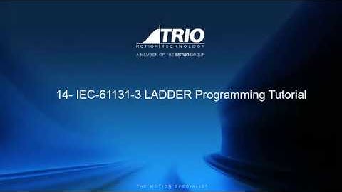 14 IEC 61131 3 LADDER