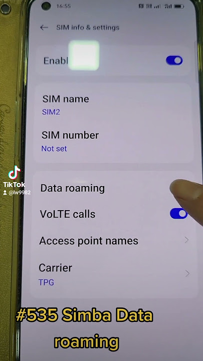535 Simba sim card Data roaming #simbasingapore #simbasimcard #simbasg #simbavolte #simbavoice