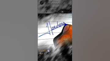Hariharasudhan Stylish Name Signature writing video #shorts #signature #learntosign #howtosign #yt