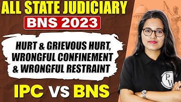 Bharatiya Nyaya Sanhita 2023 🔥| Hurt, Grievous Hurt, Wrongful Confinement & Wrongful Restraint-14
