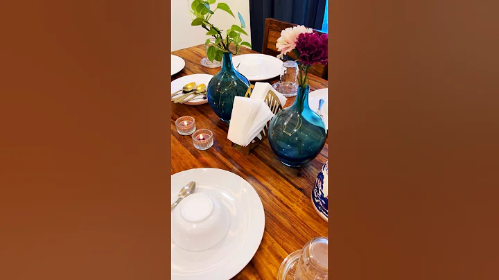 How to set- up a simple nice Dining Table arrangement| #trending #cooking #meena khan s kitchen #yt