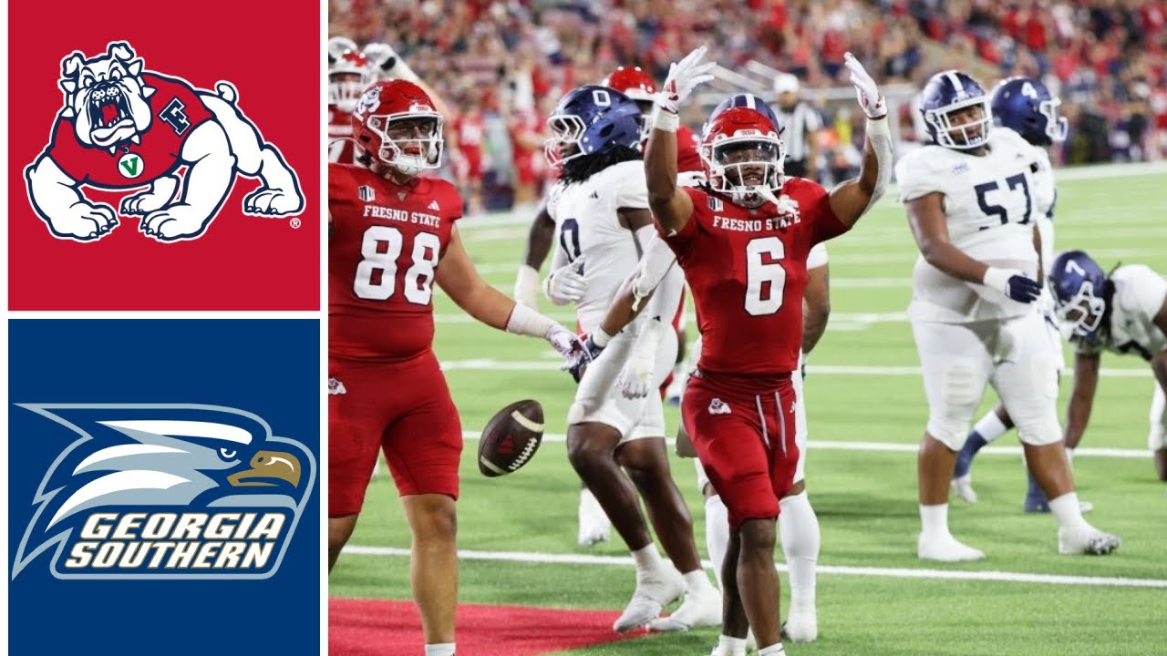 Fresno State vs Georgia Southern Highlights | FBS Week 1 | 2025 College