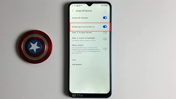 Double tap to turn screen on Realme 5i Android 10