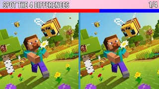 Spot the Difference | Minecraft Puzzle \/ Quiz | Puzzle 1