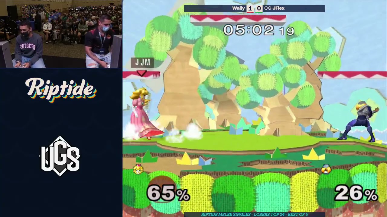 CG Jflex vs Agency Wally - Singles Bracket Melee: Round of 24 - Riptide | Sheik vs Peach
