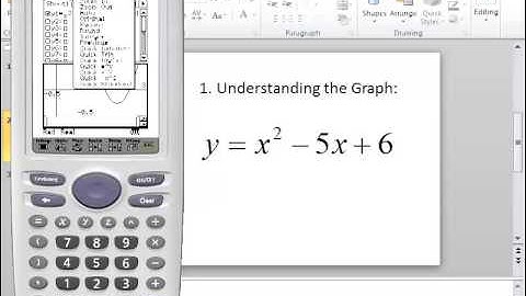 Technology in College Algebra - Zooming - Casio ClassPad 330A