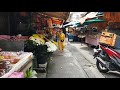 Рынок в Бангкоке: всё смешалось, собаки на байках, рядом сушатся мясо и лифчики