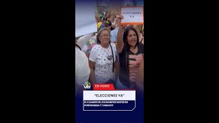 “Elecciones ya”: clamaron manifestantes en Yaracuy y Portuguesa