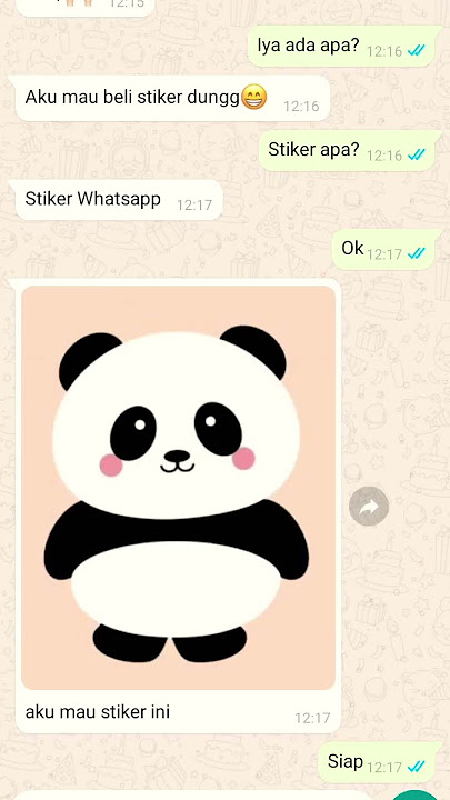POV:jual stiker Whatsapp #bismilahrame #whatsmock
