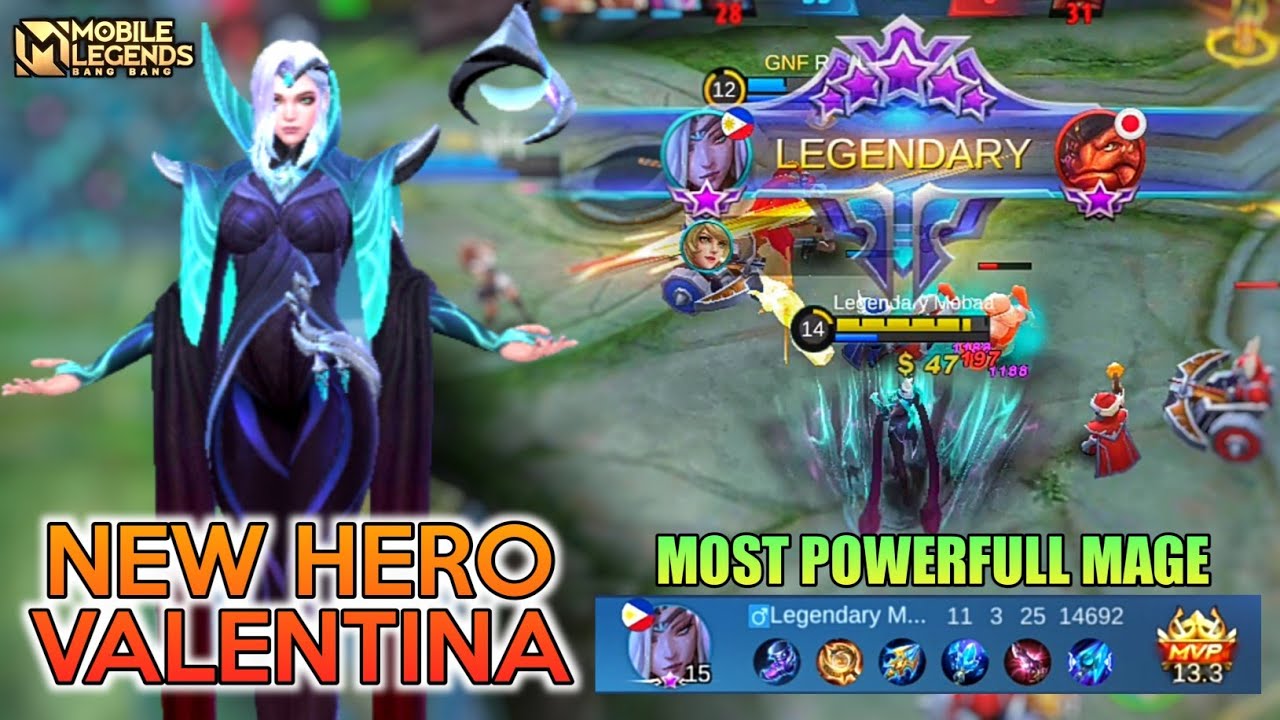 Valentina Mobile Legends , Valentina Gameplay Best Build And Skill Combo -  BiliBili