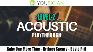 Baby One More Time - Britney Spears - Yousician Guitar - Level 2 - Basic Riff