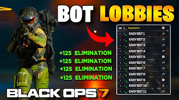 Hoe krijg je BOT LOBBIES in Black Ops 7! (Makkelijker lobby