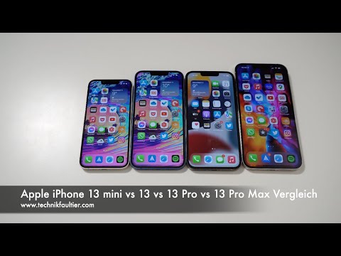 Apple iPhone 13 mini vs 13 vs 13 Pro vs 13 Pro Max Vergleich