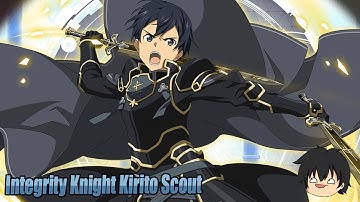 Integrity Knight Kirito Rate Up Scout In Sword Art Online Memory Defrag!