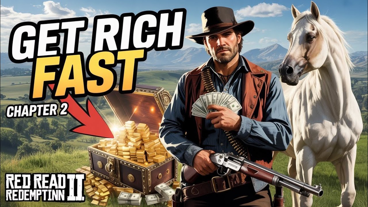 Get Rich Fast in RDR2 — Money, Best Horse & Weapons | Chapter 2 - YouTube