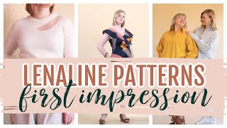 Lenaline Indie Sewing Patterns  |  First Impression Review
