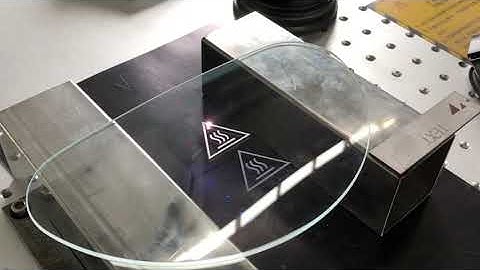 Glass laser marking co2 laser machine RF tube Yongli 30watt