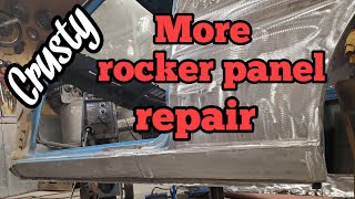 Crusty. More rocker panel repair