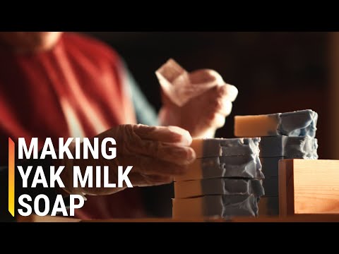 A Rare Look at How Tibetan Yak Milk Soap Is Made From Scratch