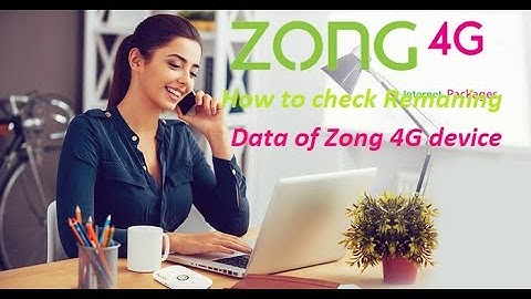 How to check Remaining MBs in Zong 4G Device | Informistaan |
