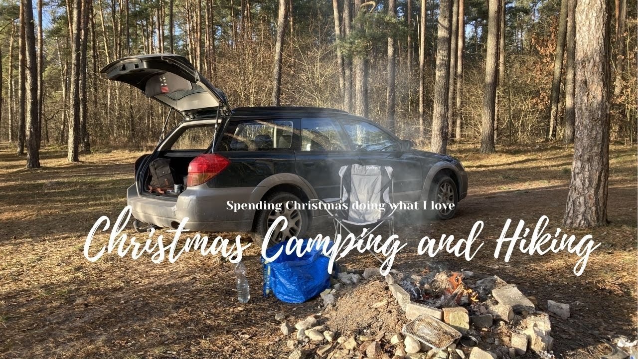 Spending Christmas Alone in Nature | Day Camp in My Subaru Outback & Hike