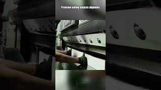 High Precision Banknote Cutting on Industrial Guillotine