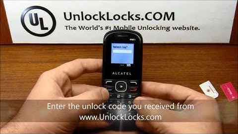 How To Unlock Alcatel One Touch 10.10 and 10.10D (OT-1010 and OT-1010D) by unlock code..mp4