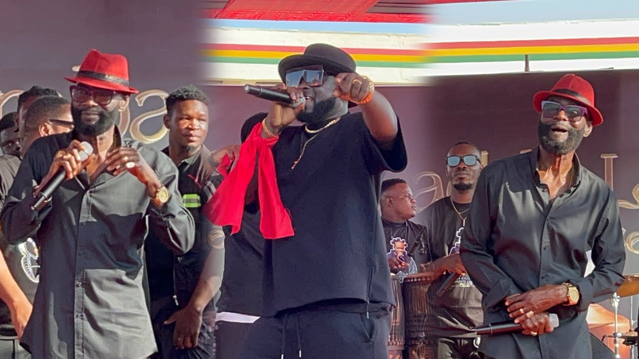 Legends:Pat Thomas, Kofi Nti & K.K Fosu Unite in Performance at Daddy Lumba’s One-Week Observation 🎶