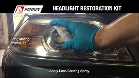 2 Step Headlight Restoration Kit 8405 Video