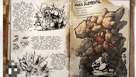 HOW TO TAME A ROCK ELEMENTAL || ROCK GOLEM || ARK ULTIMATE MOBILE ADDITION| RAGNAROK #gaming#video