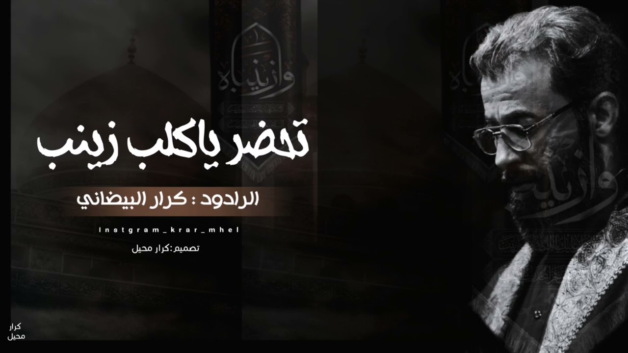 تحضر ياكلب زينب//كرار البيضاني.