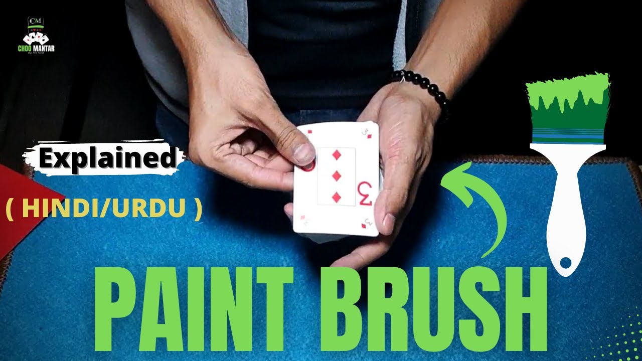Paint Brush Card colour change tutorial in hindi/urdu YouTube
