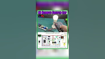 IR Remote Switch Circuit Using CD4017 #electronic #elect #electronicproject