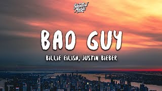 Billie Eilish, Justin Bieber - bad guy (Lyrics) Resimi