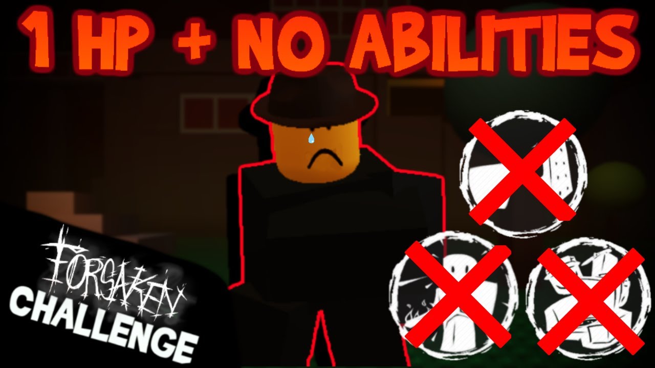 SERVER WIPING with 1 HP and NO ABILITIES (Forsaken Roblox)