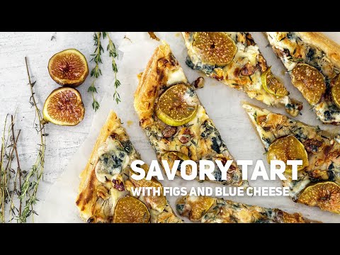 Video: Tart With Pears, Blue Cheese And Pine Nuts