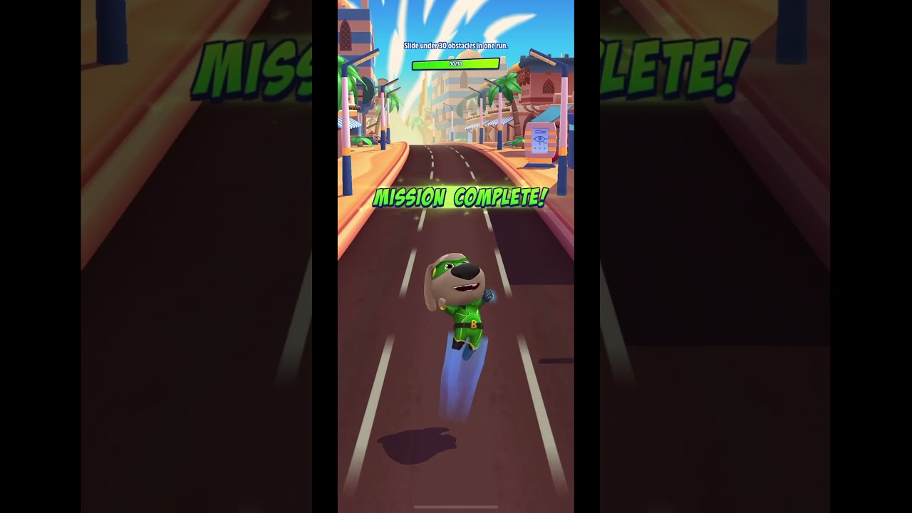 Talking Tom hero dash glitch