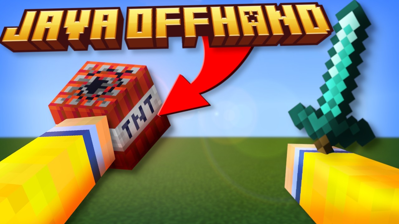 Hands down the BEST Java Like Off Hand In Minecraft Bedrock - YouTube