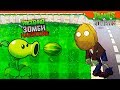 🍉 ГОРОХОСТРЕЛ СТРЕЛЯЕТ АРБУЗАМИ 😲 Plants vs Zombies БРУТАЛ МОД ХАРДКОР (Растения против зомби)