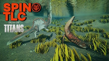Spinosaurus TLC Fight/Hunting Compilation | Path of Titans Gameplay